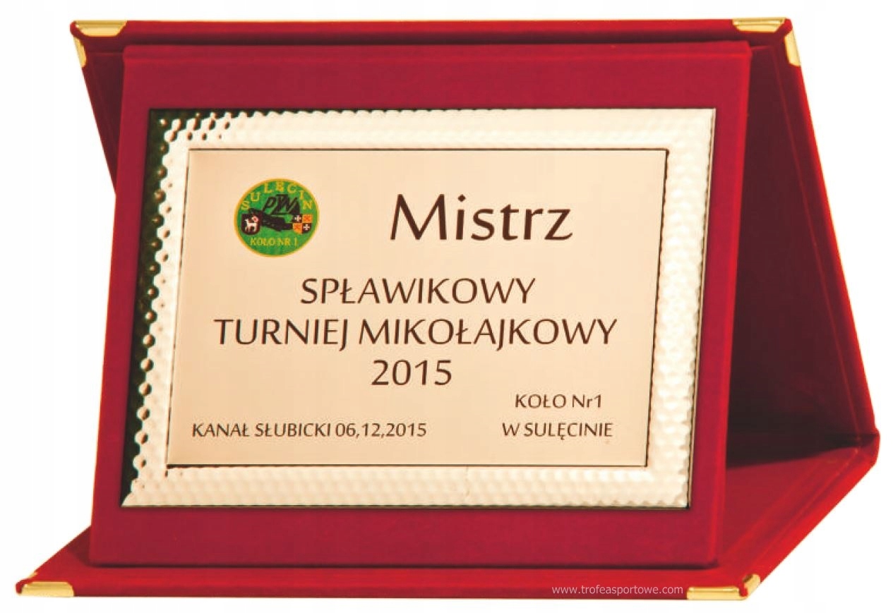 Aluminiový diplom Poděkování Certifikát Patera pouzdro