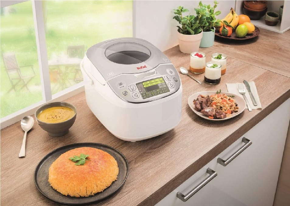 TEFAL Multicooker 45w1 5L Stal Nierdzewna Wyświetlacz LCD Książka Przepisów — miniatura 10