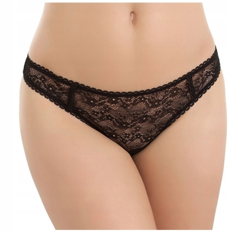

Nowy angielskie czarne stringi koronka M 38