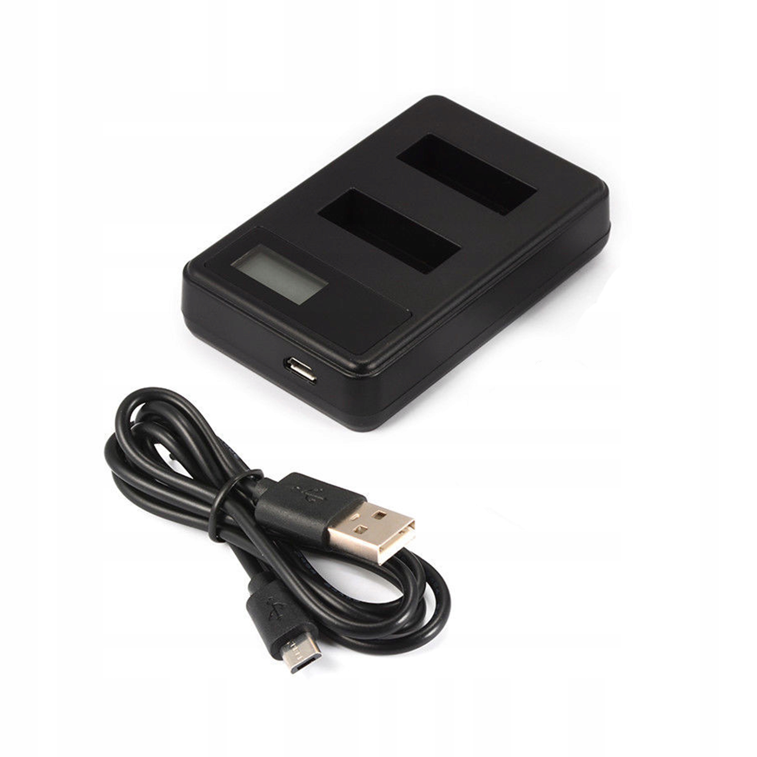 

Ładowarka LCD Podwójna Usb Do Kamer Eken Sjcam