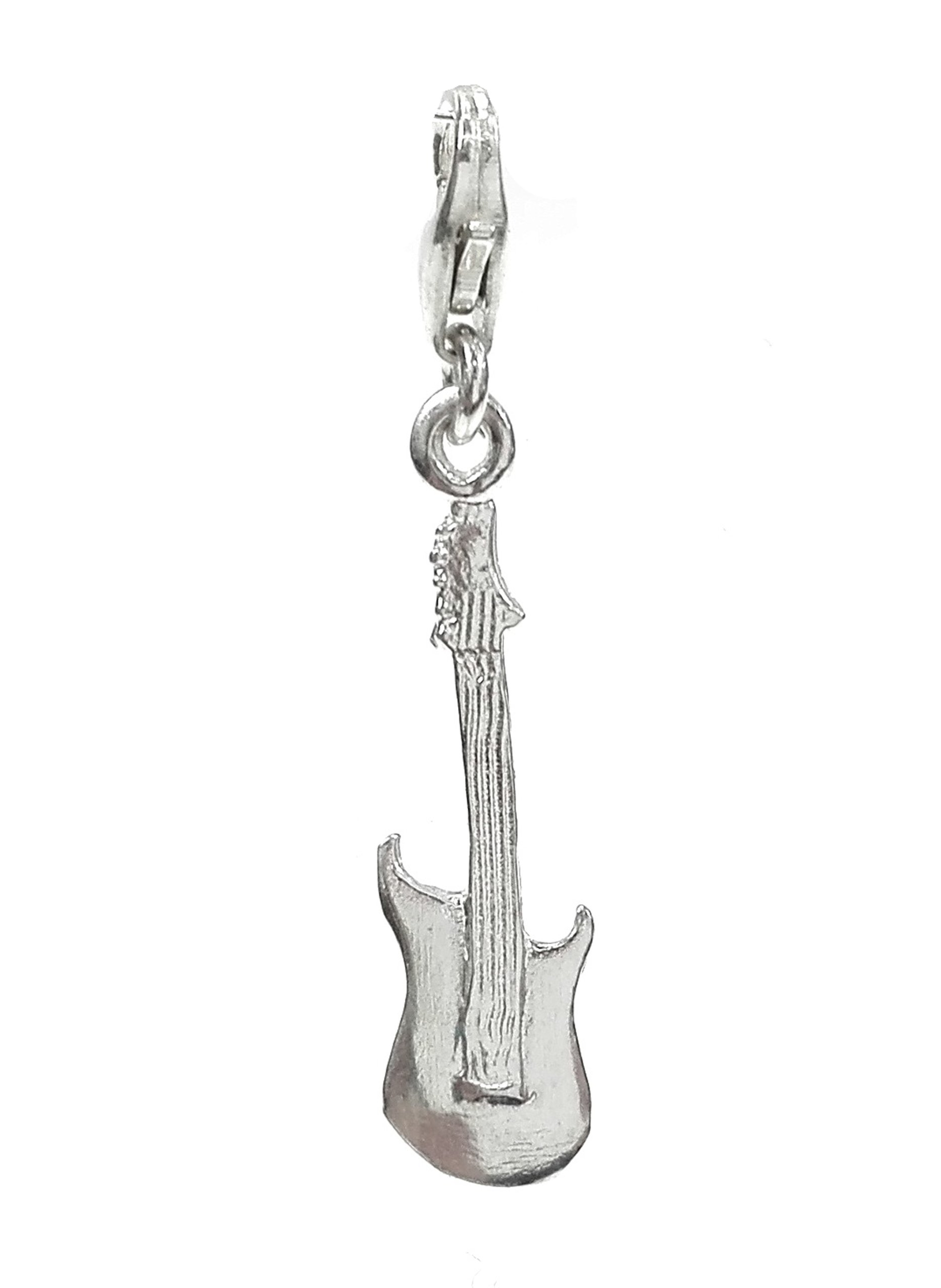 

Zawieszka srebrna charms do bransoletek gitara