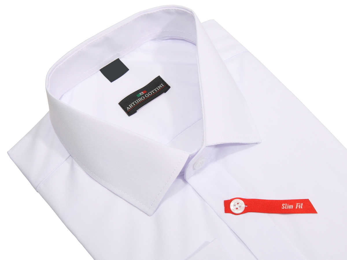 KOSZULA BIAŁA GŁADKA 42 188-194 SLIM FIT Marka inna