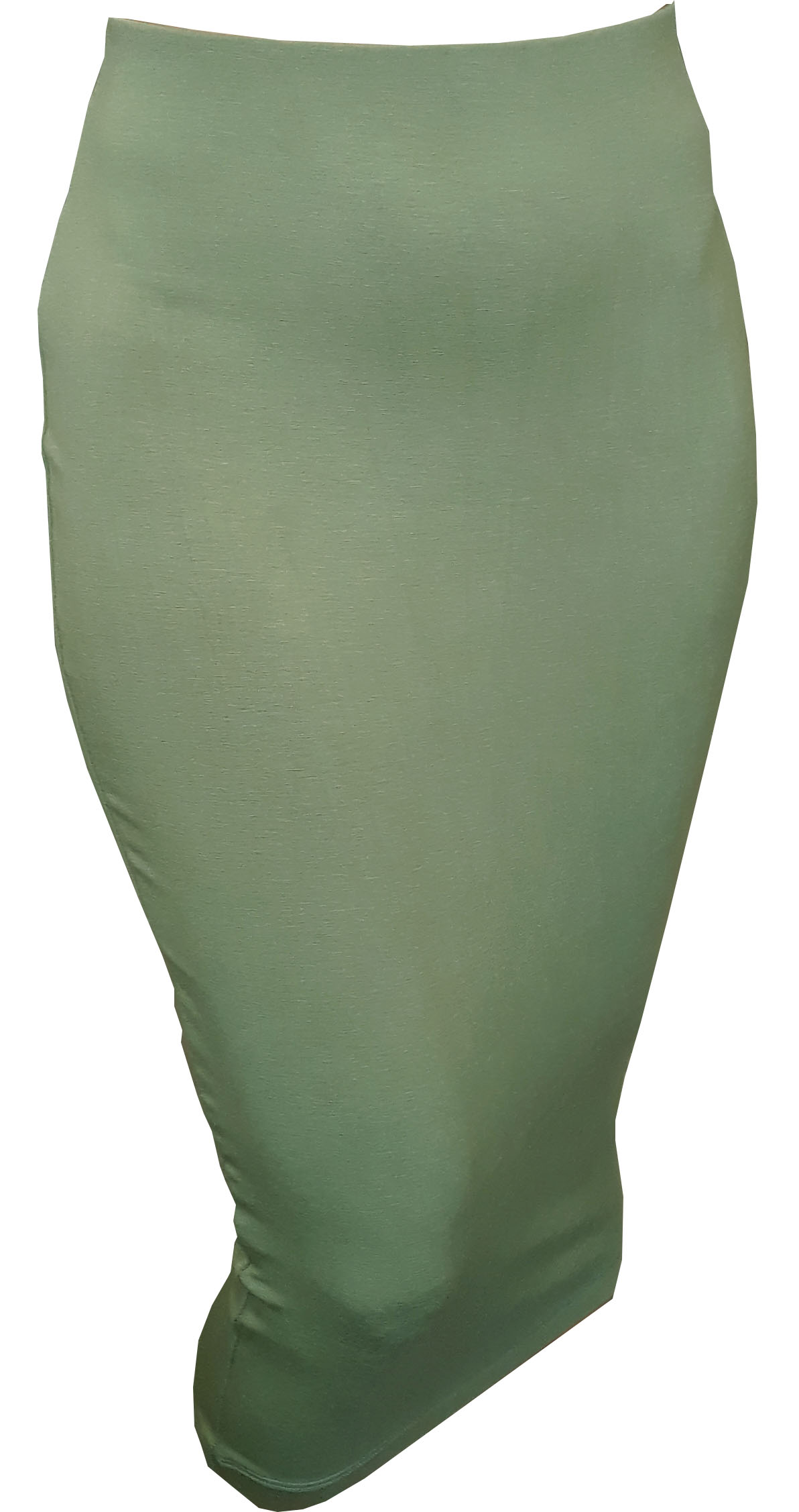 

2 Wiskoza Khaki Tuba Ołówkowa Maxi spódnica L XL