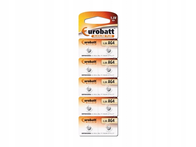 

Bateria Alkaline Ag 4 Eurobatt 10 Szt