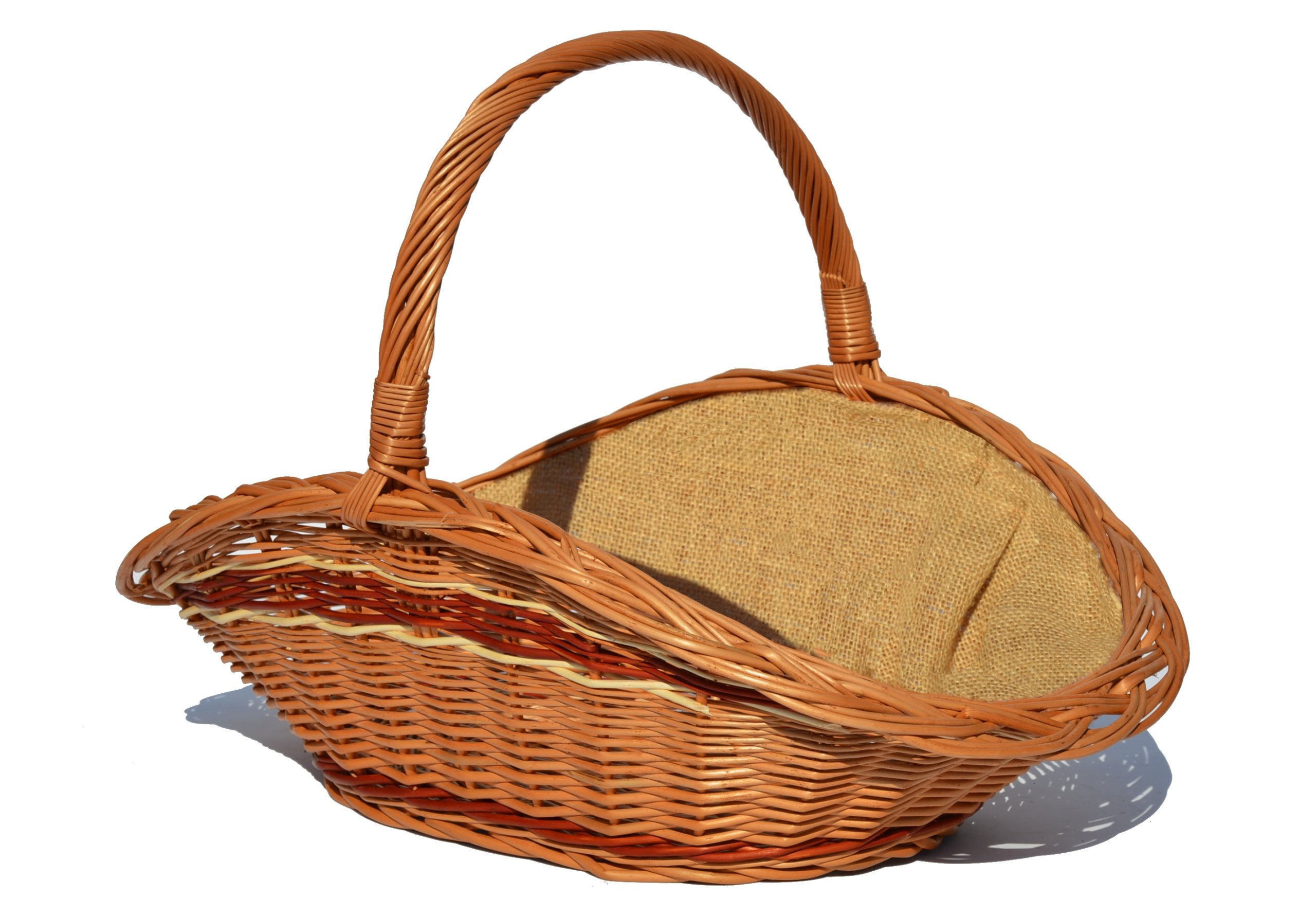 Proutěný koš na dřevo do krbu 61 cm Wiklina