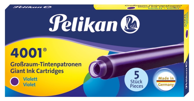 

Naboje Do Pióra Długie Pelikan 5 Szt. Fioletowe