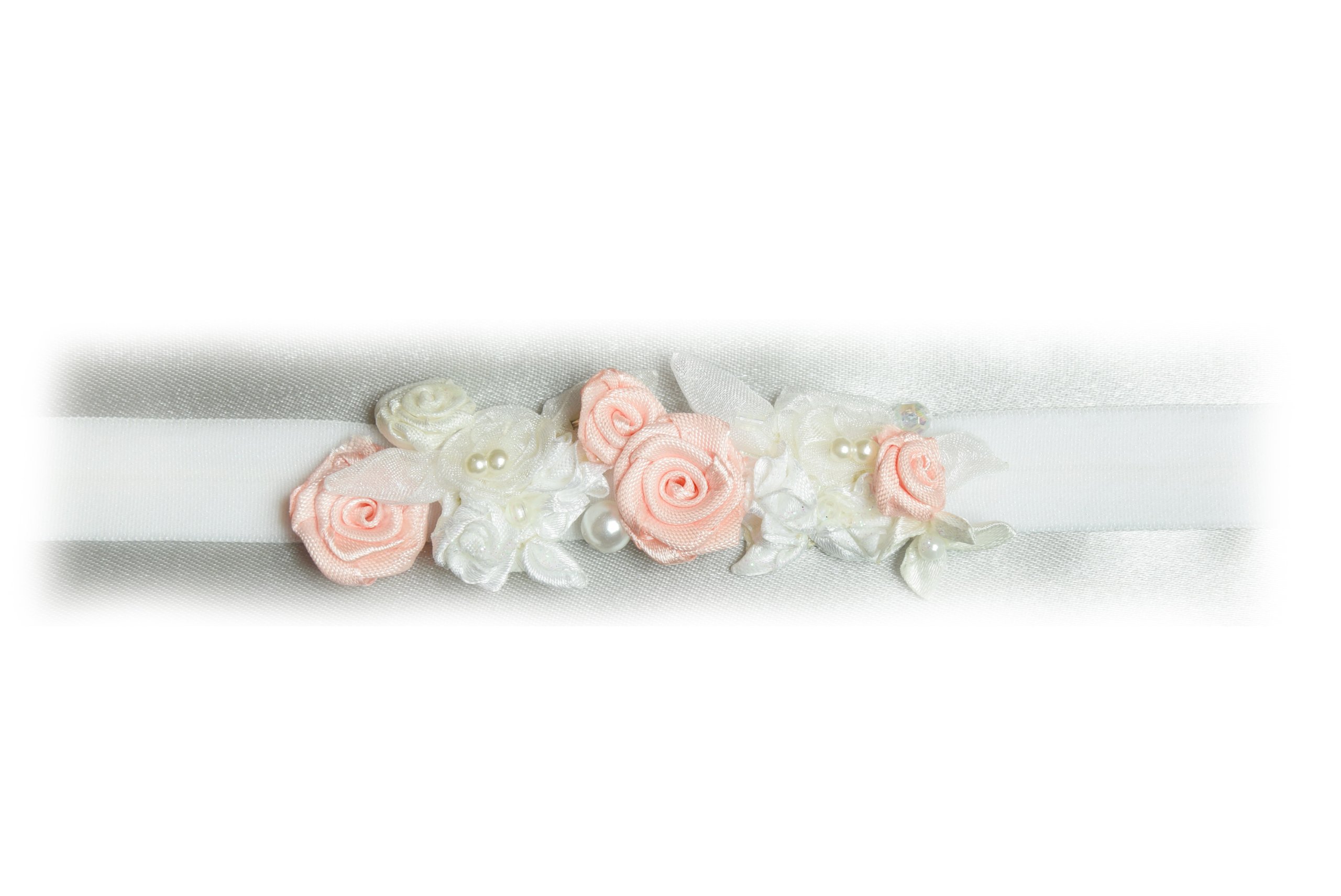 КРЕЩЕНИЕ, СВАДЬБА, РЕБЕНОК, ПОВЯЗКА, БЕЛЫЙ, БЕЖЕВЫЙ, РОЗ