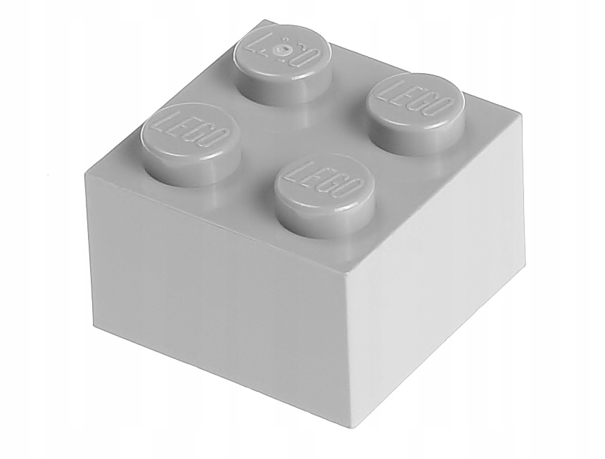 

Lego Klocek zwykły 2x2 3003 szary jasny - 2 szt.