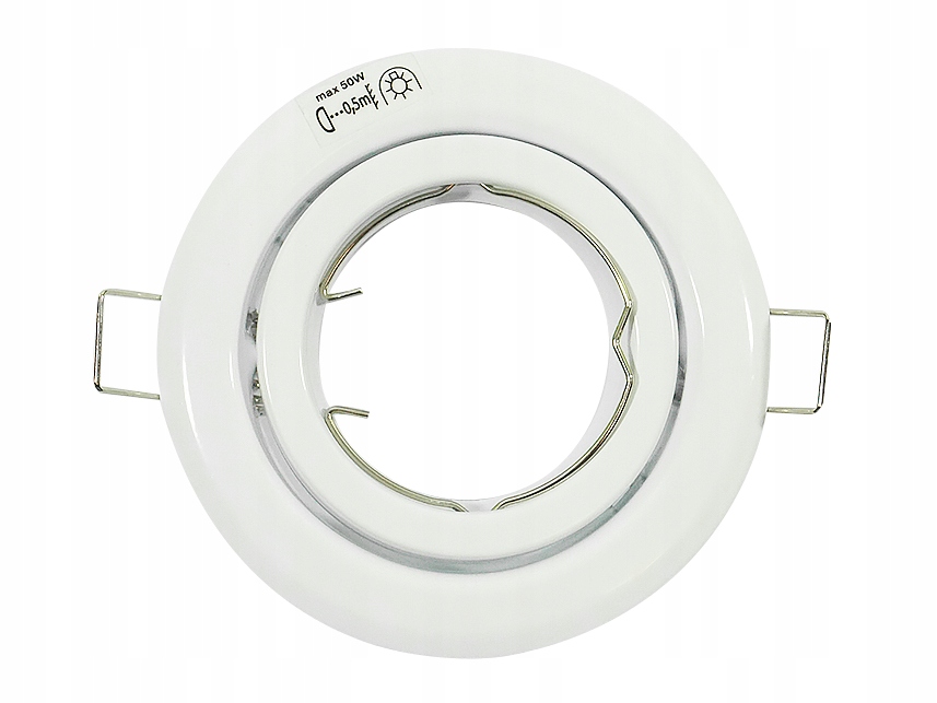 

Oprawa sufitowa Led GU10 MR16 ruchoma Biała