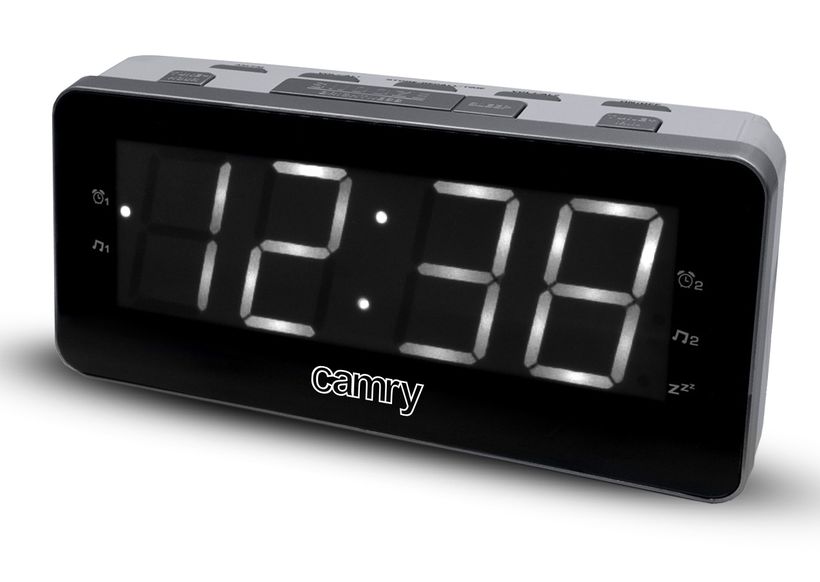 RADIOBUDZIK SIECIOWY AM FM 2 ALARMY ZEGAR DRZEMKA Marka Camry