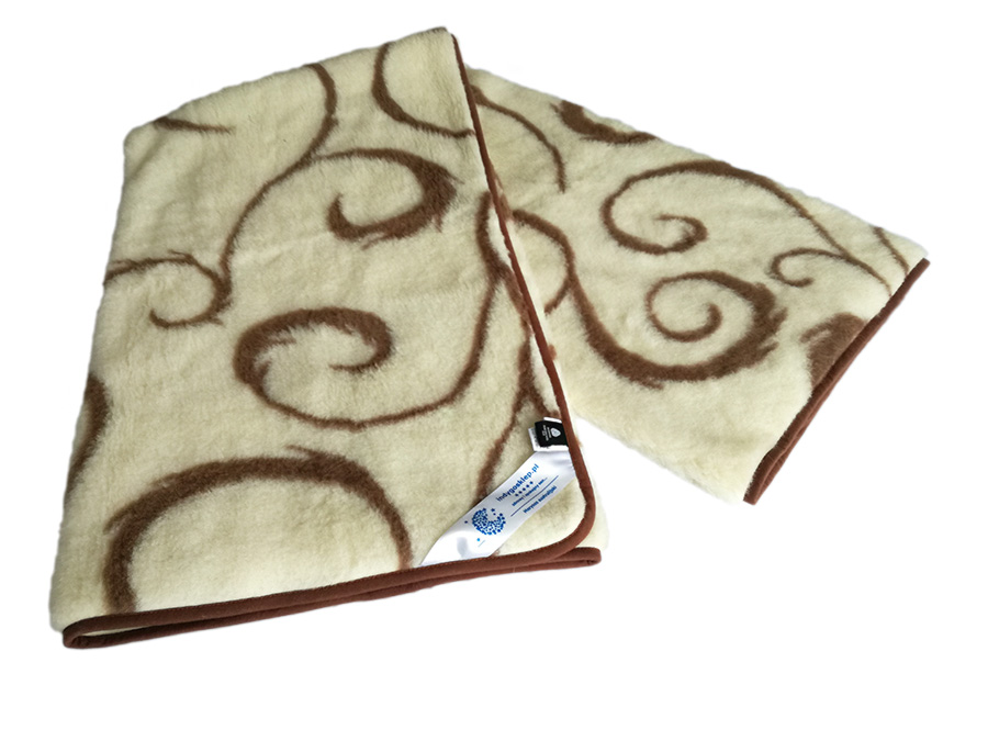 KOC WEŁNIANY 200x220 MERYNOS AUSTRALIJSKI BROWN EAN (GTIN) 5904610352571