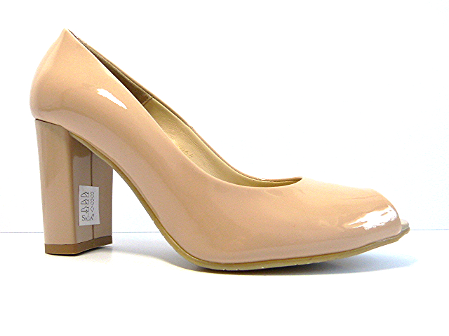 Boty Sala 37 kožené pohodlné dámské polobotky bez prstů na podpatku Bj