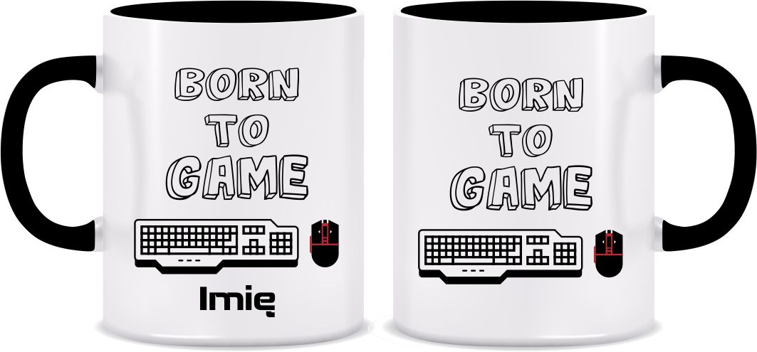 

Kubek Born To Game Pc Komputer Imię Ksywka