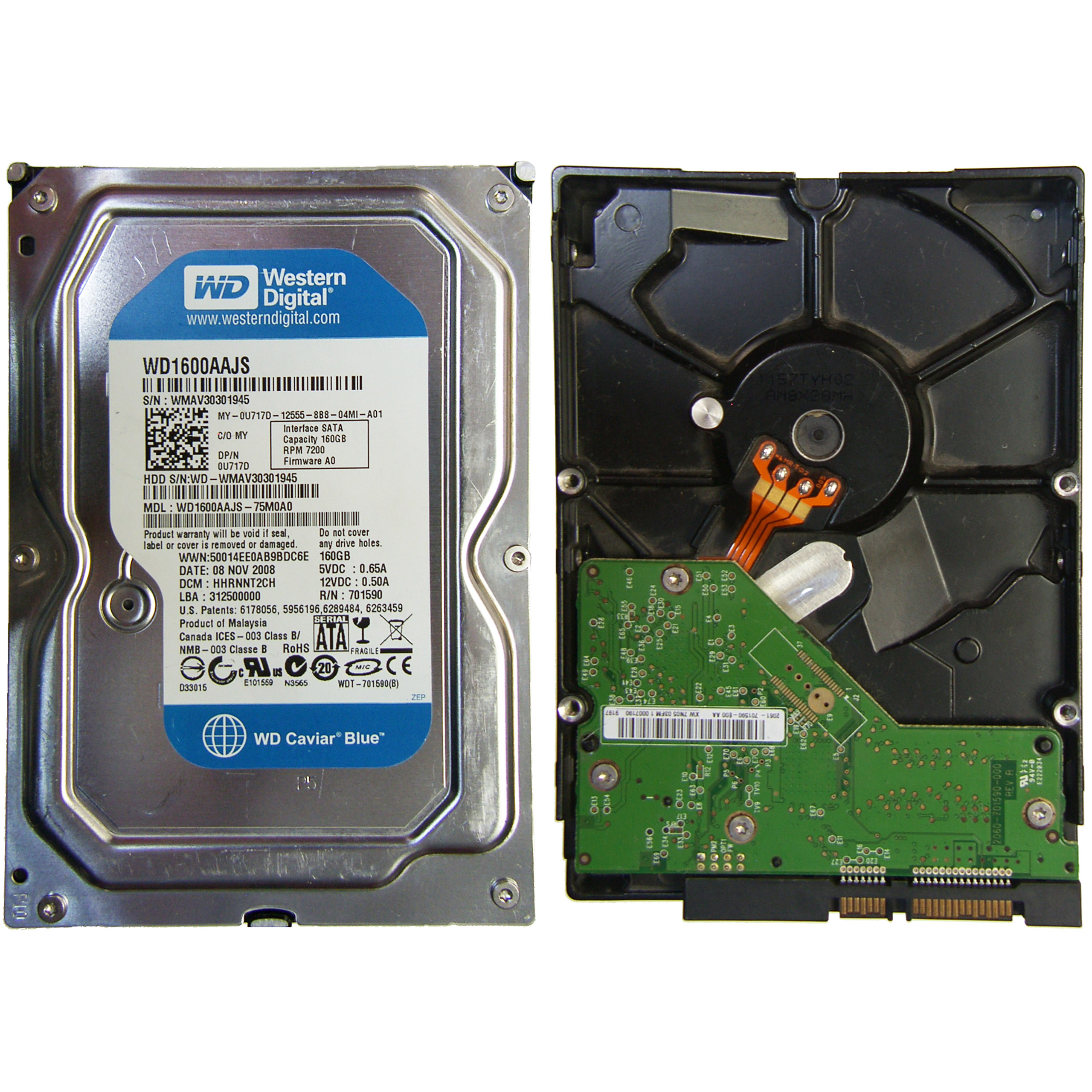 Dysk Western Digital Wd1600aajs w Dyski HDD - Dyski i