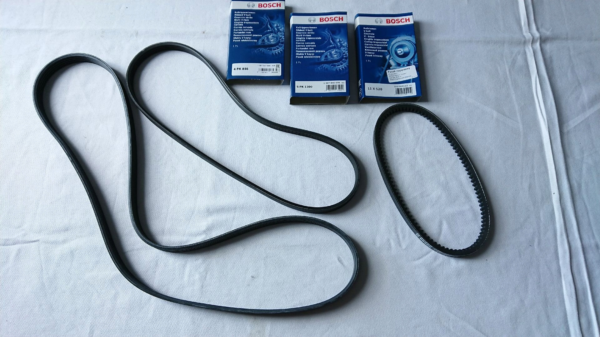 ZESTAW PASKÓW BOSCH AUDI A4 B5 A6 C5 1.6 1.8 1.8T Producent części Bosch