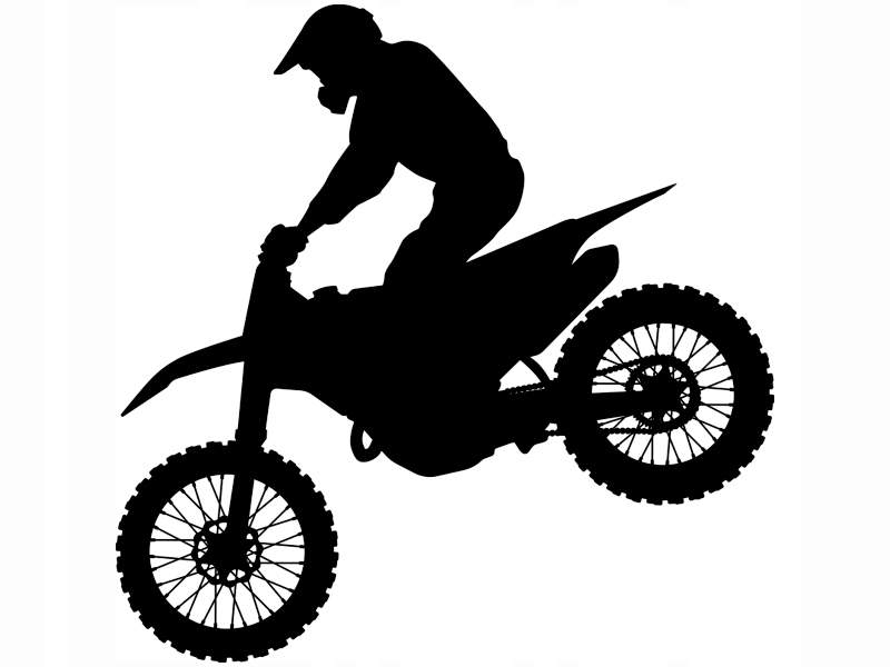 

Naklejka na ścianę Sport Motocyklista Cross 70 cm