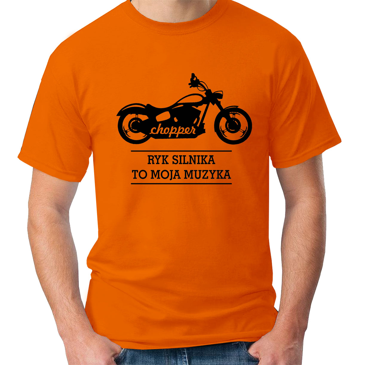 

Koszulka dla motocyklisty, motor, ścigacz, Chopper