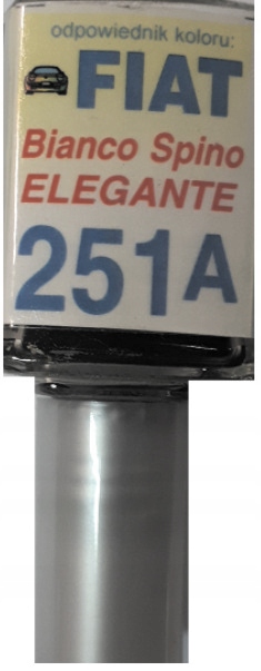 

Fiat 251A Bianco Spino Lakier Zaprawka Do Rys Ara