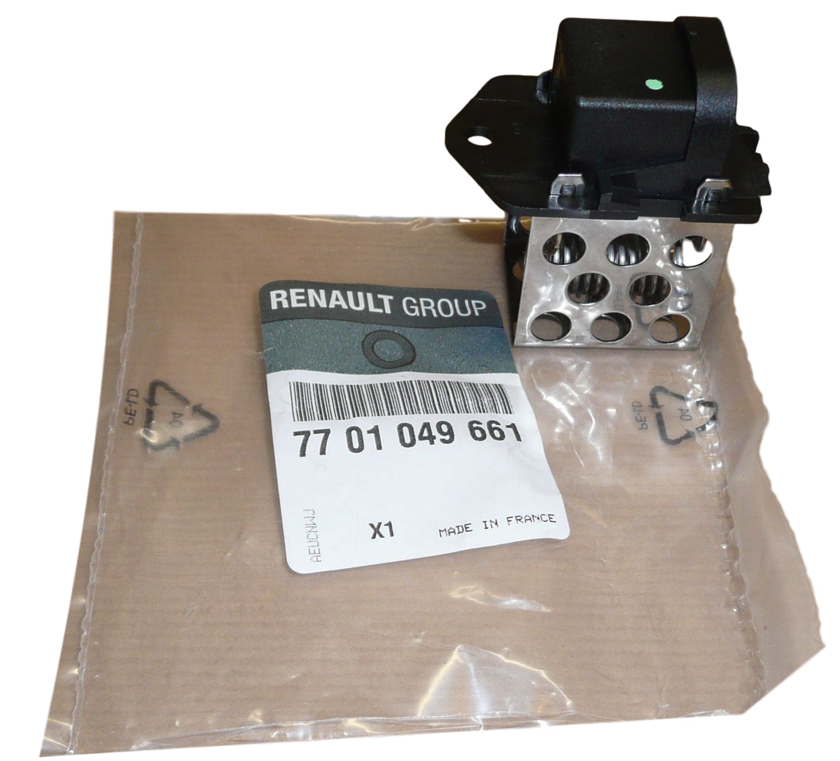 Renault OE 7701049661 rezystor opornik wentylatora
