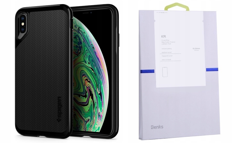 

Etui Spigen Neo Hybrid Do Iphone Xs Max+szkło 0.15