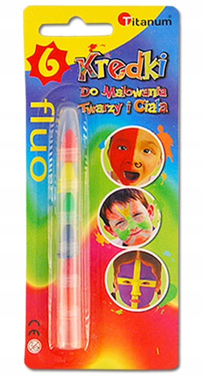 

Kredki do twarzy ciała make up farby 6 szt