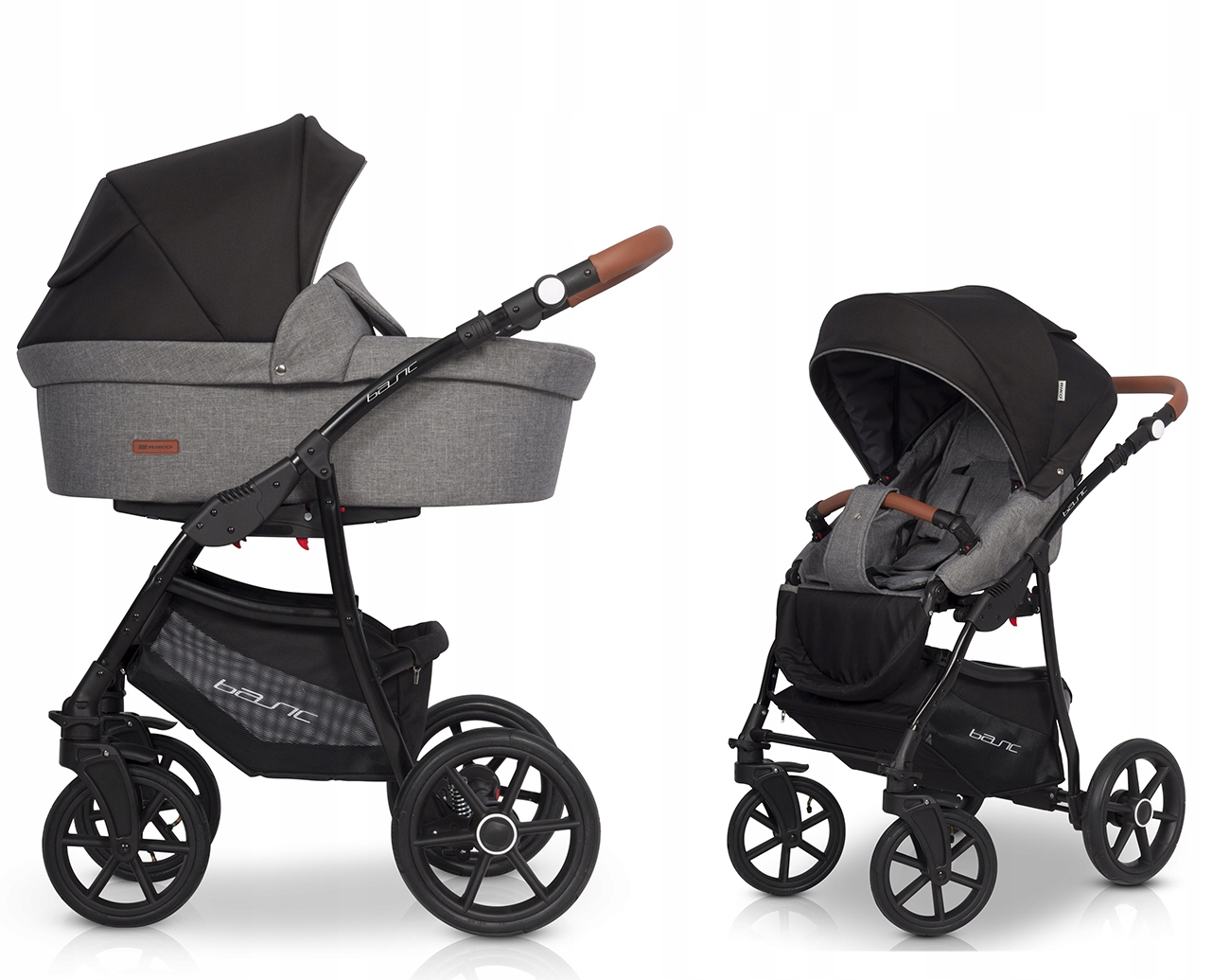 WÓZEK RIKO BASIC 2 KOLORY 2W1 DODATKI