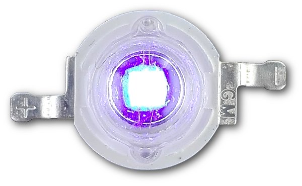 

Dioda Led 3W Royal Blue 440-450nm Bridgelux 45mil