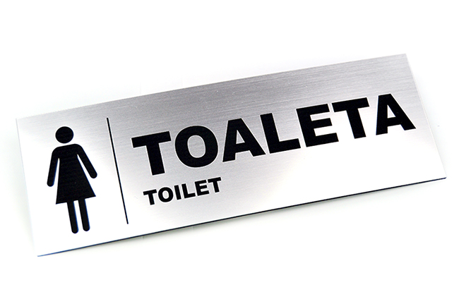 

Tabliczka na drzwi, Toaleta, Wc, i inne