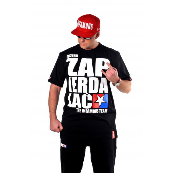 T shirt M TRZEBA ZAPIERDALAC INFAMOUS TEAM WLEPY