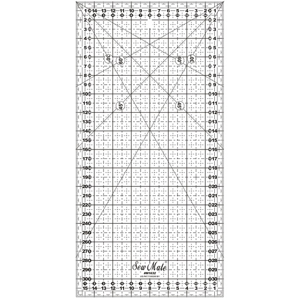 

Linijka do patchworku i quiltingu 160x320mm