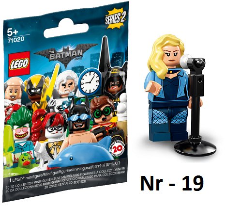 

Lego 71020 Minifigures Batman 2 Czarny Kanarek 19