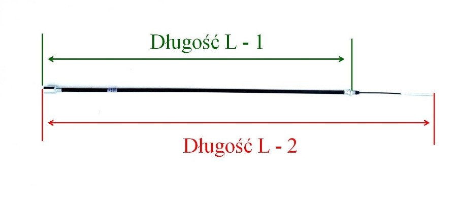 LINKI LINKA HAMULCOWA DO OSI KNOTT CIĘGNO BOWDENA 1130/1340 mm Marka Linplast