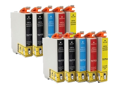

10x Tusze Do Epson Stylus SX215 SX218 SX400 SX405