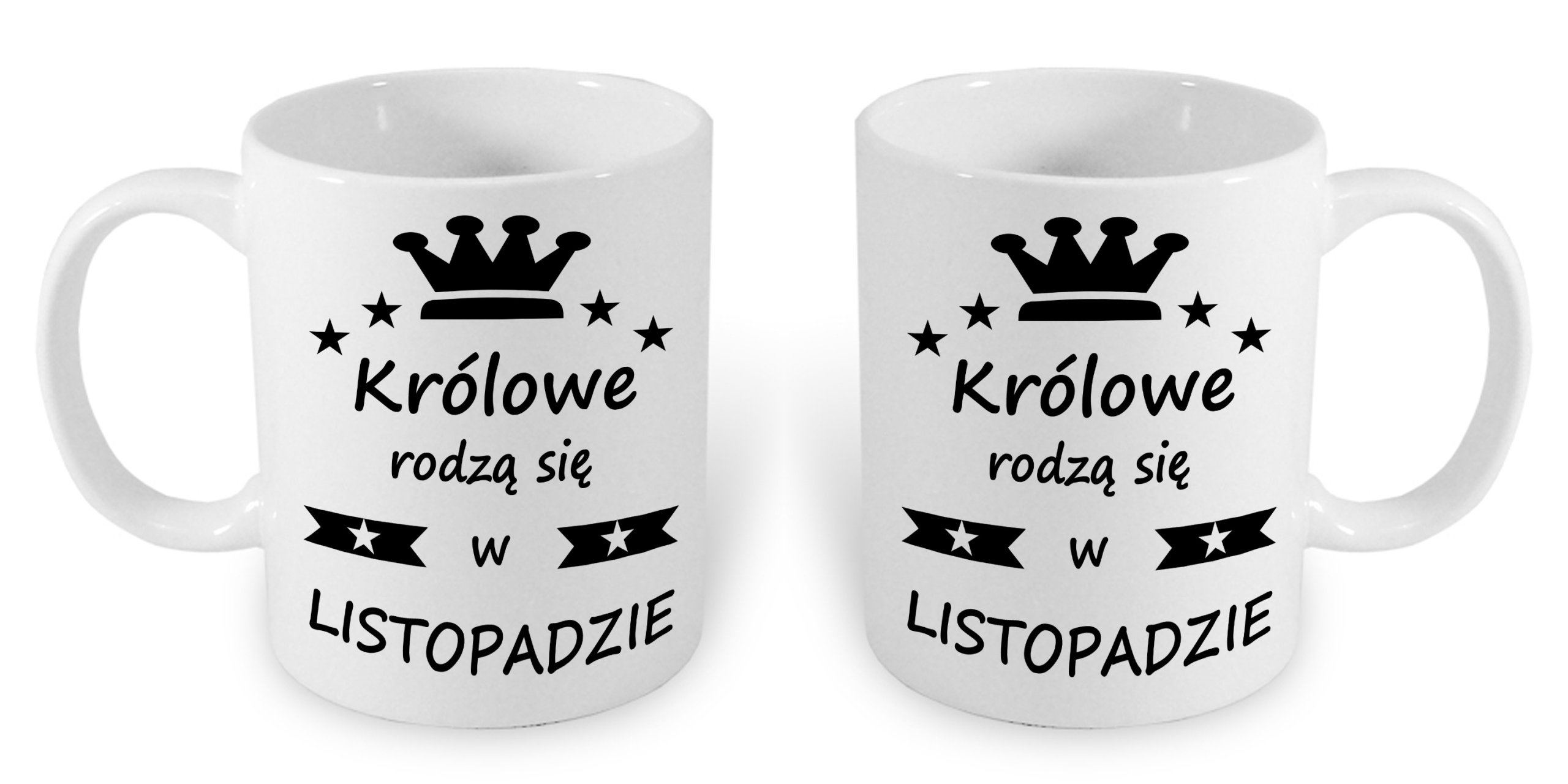 

Duży Kubek 450ml Królowe Rodzą Się W Listopadzie