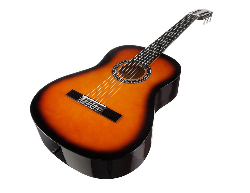 GITARA KLASYCZNA - SUPER JAKOŚĆ 4/4 TUNER + DVD! Kod producenta 25 SB CLASIK