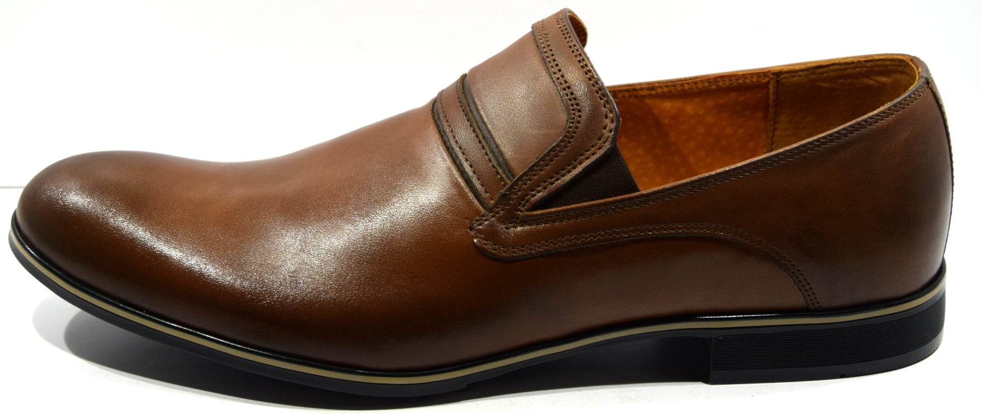 Pánské Kožené Mokasíny Polobotky 75 742 R40