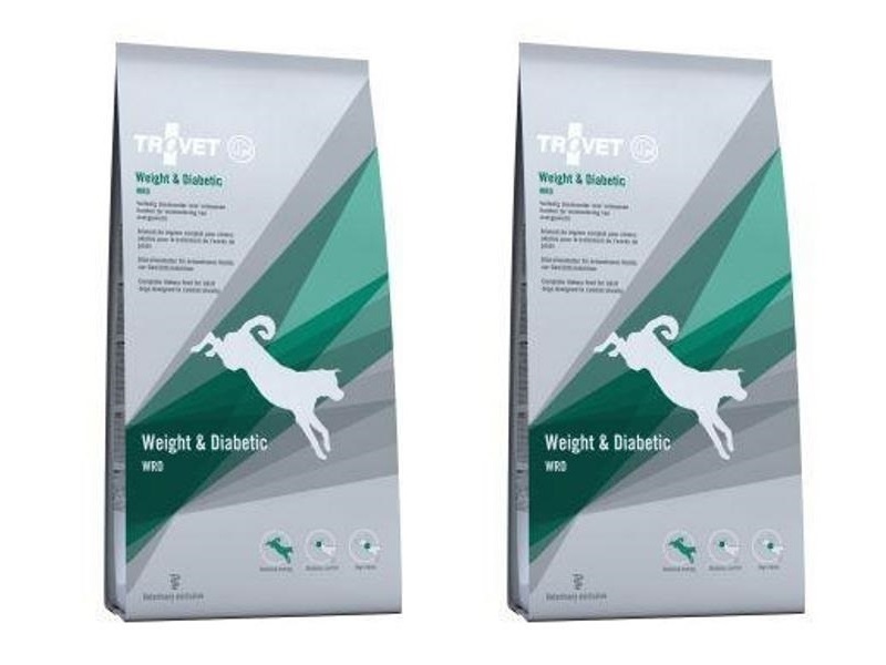 Levně Trovet Dog Wrd Weight & Diabetic 2 x 12,5 kg – nadváha cukrovka psů