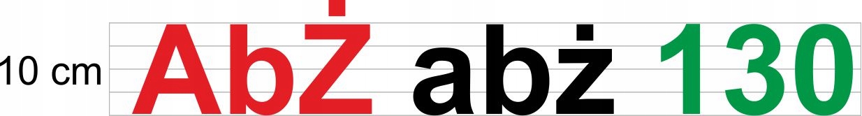 10 cm CYFRY LITERY SAMOPRZYLEPNE LITERKI NAKLEJKI EAN (GTIN) 70009804