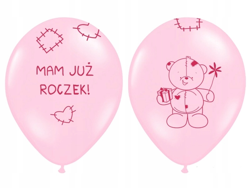 

Balony 30cm Miś - mam już..., Pastel Pink