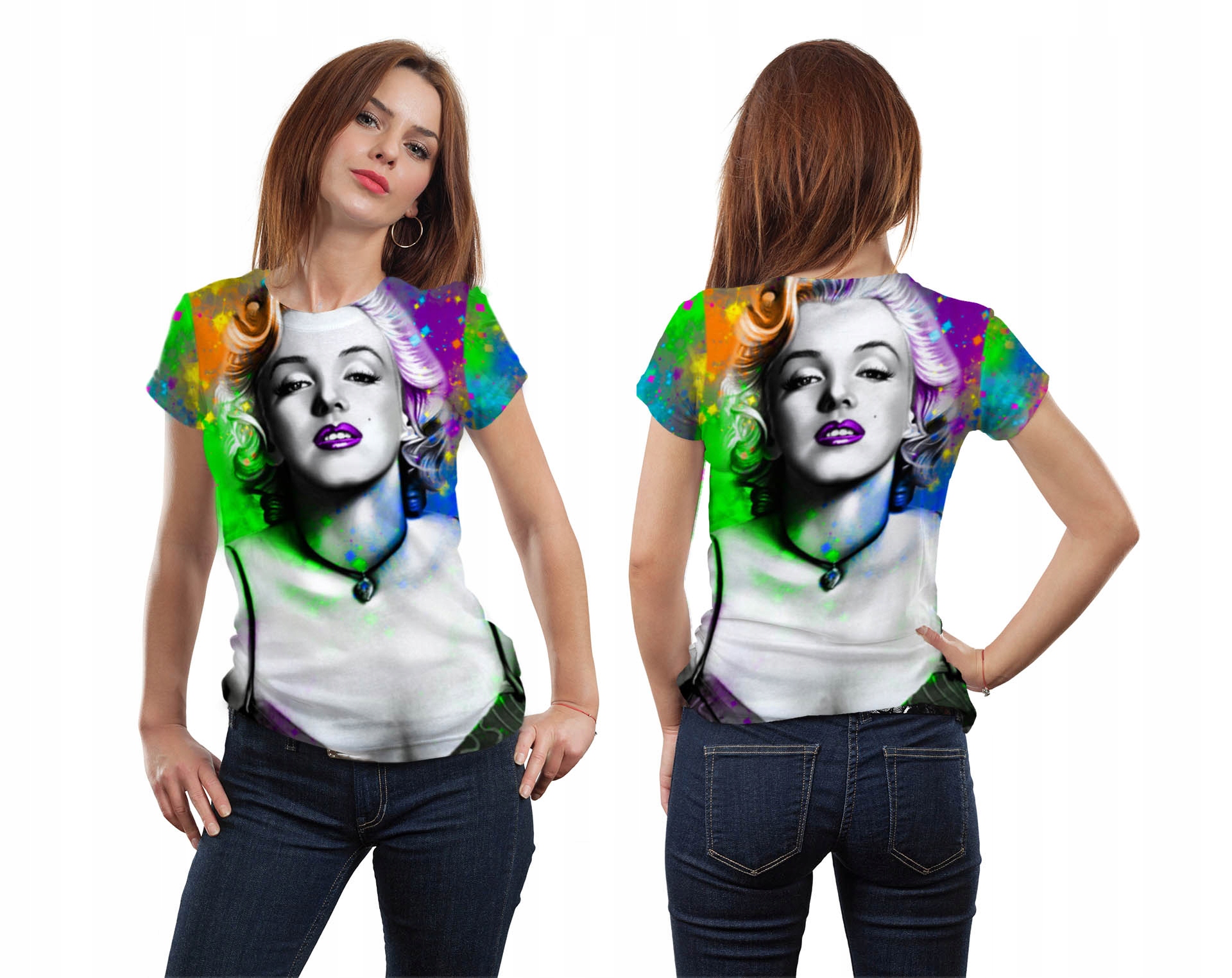 

Koszulka Full Print Marilyn XL Trwała Kobieca
