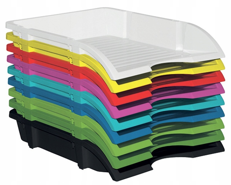 ORGANIZER NA DOKUMENTY, PÓŁKA, SZUFLADKA ELASTYCZNA, NIEŁAMLIWA, ZIELONA Kolor inny kolor