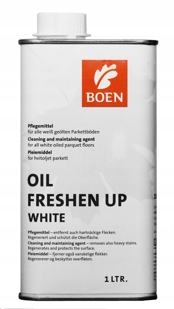 Фото - Лаки й лазурі BOEN Oil White Freshen Up 1L do podłóg olejowanych 