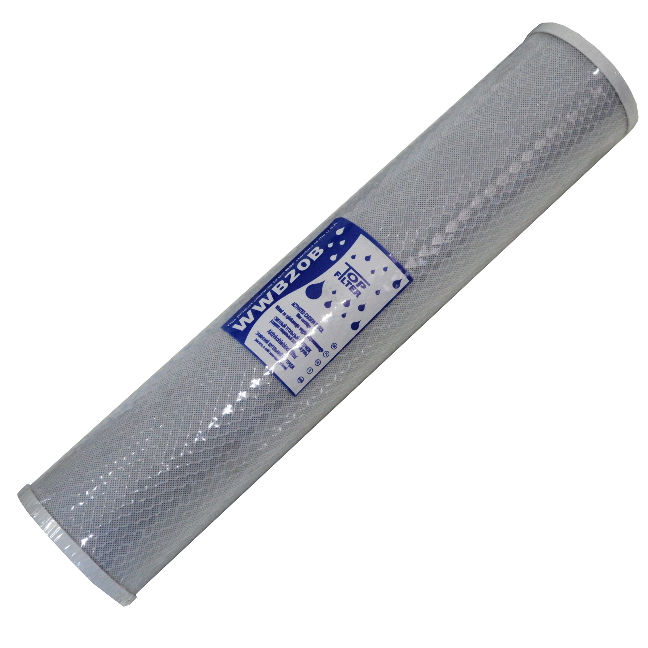 

WWB20B Top Filter Wkład Blok Węglowy Big Blue 20''