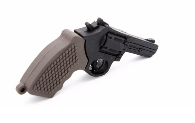 Pendrive Usb 32 Gb Kulcstartó Fegyver Revolver Colt