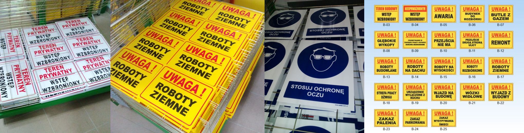 TABLICZKA UWAGA - PRZEJŚCIA NIE MA 35X2- PRODUCENT Marka inna