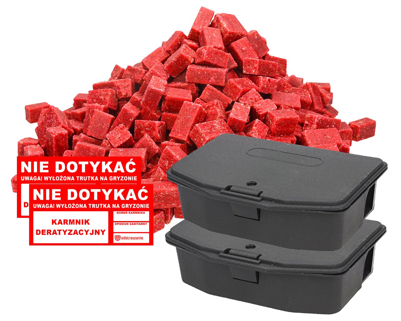 

Trutka Kostka Mała Na Myszy Ratimor 1KG Zestaw