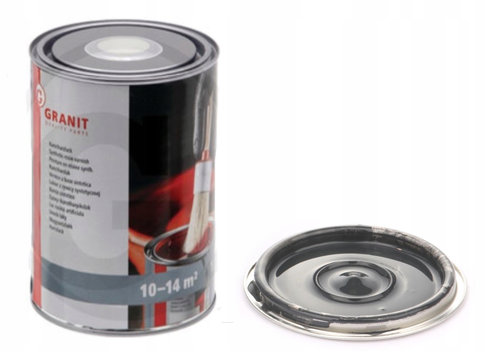 Краска лак 2,5 л антрацитовый серый RAL 7016