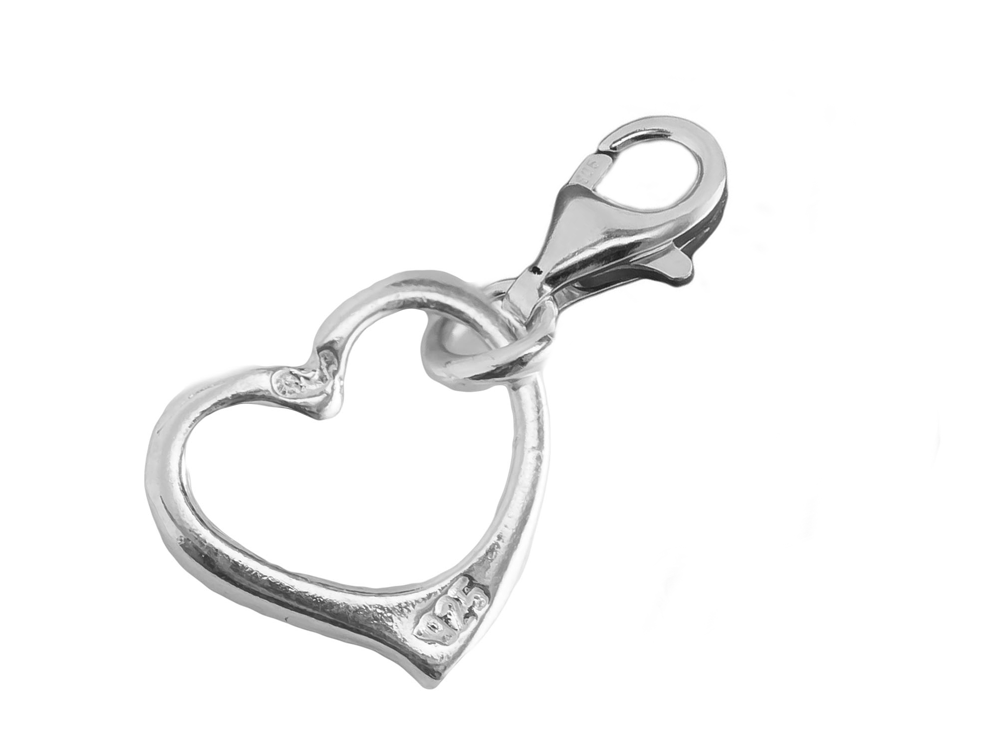 

Serce Charms Serduszko 9mm na szczęście Srebro