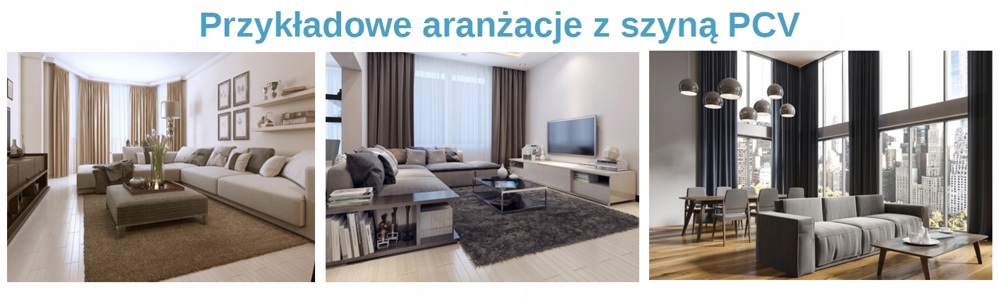 Karnisz 3 Szyna sufitowa PCV III 440 kpl ŁUK OSŁON Rodzaj szyny trzytorowa