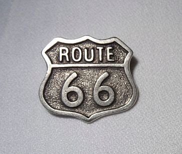 

Route 66 odznaka na śrubę ozdoba